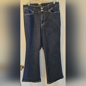 Judy Blue Wide Leg Jeans Blue Women's Size 16W